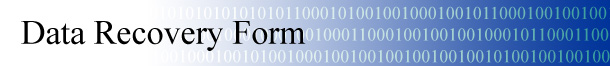 HTI Data Recovery Form